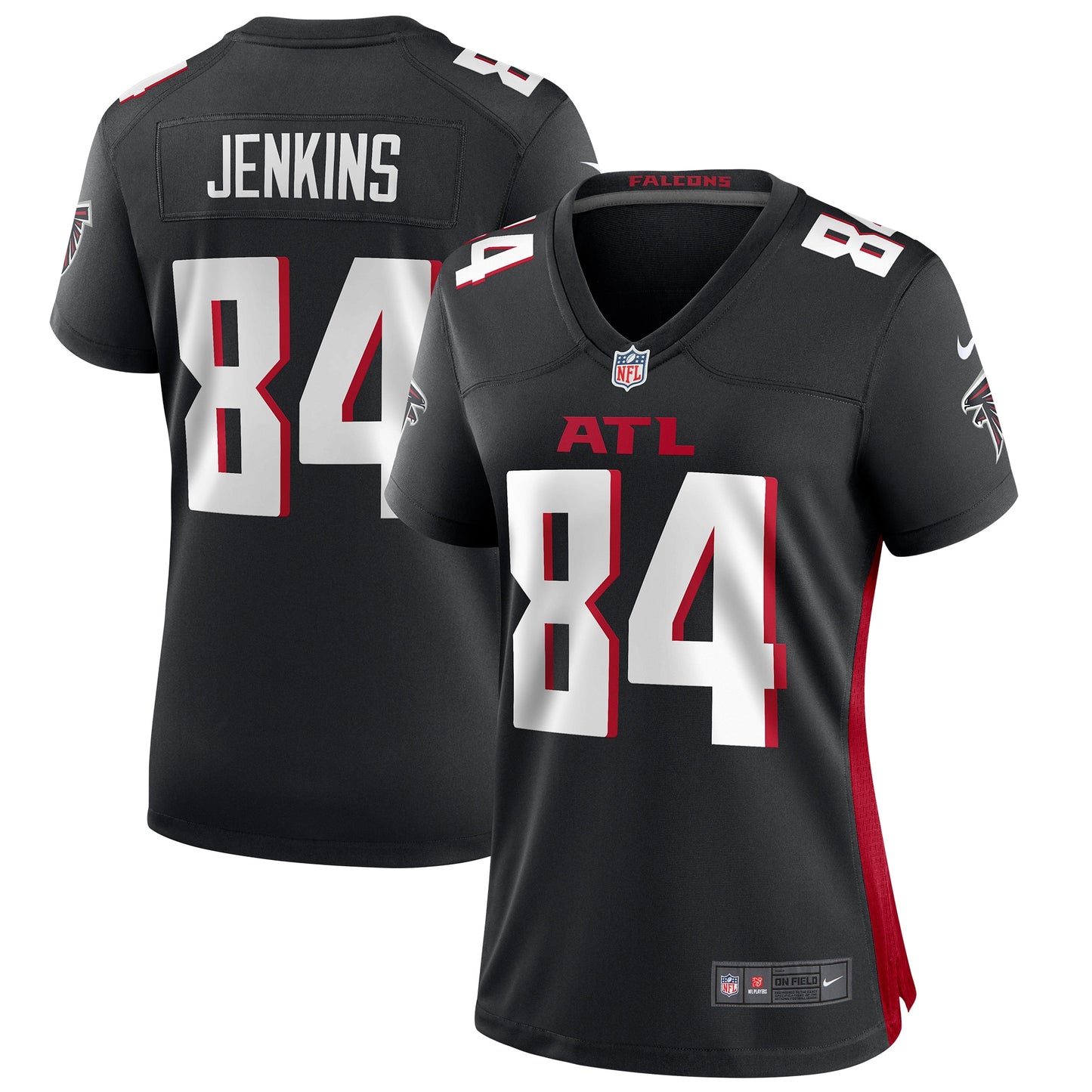 Alfred Jenkins Atlanta Falcons Nike Women's Game Retired Player Jersey - Black