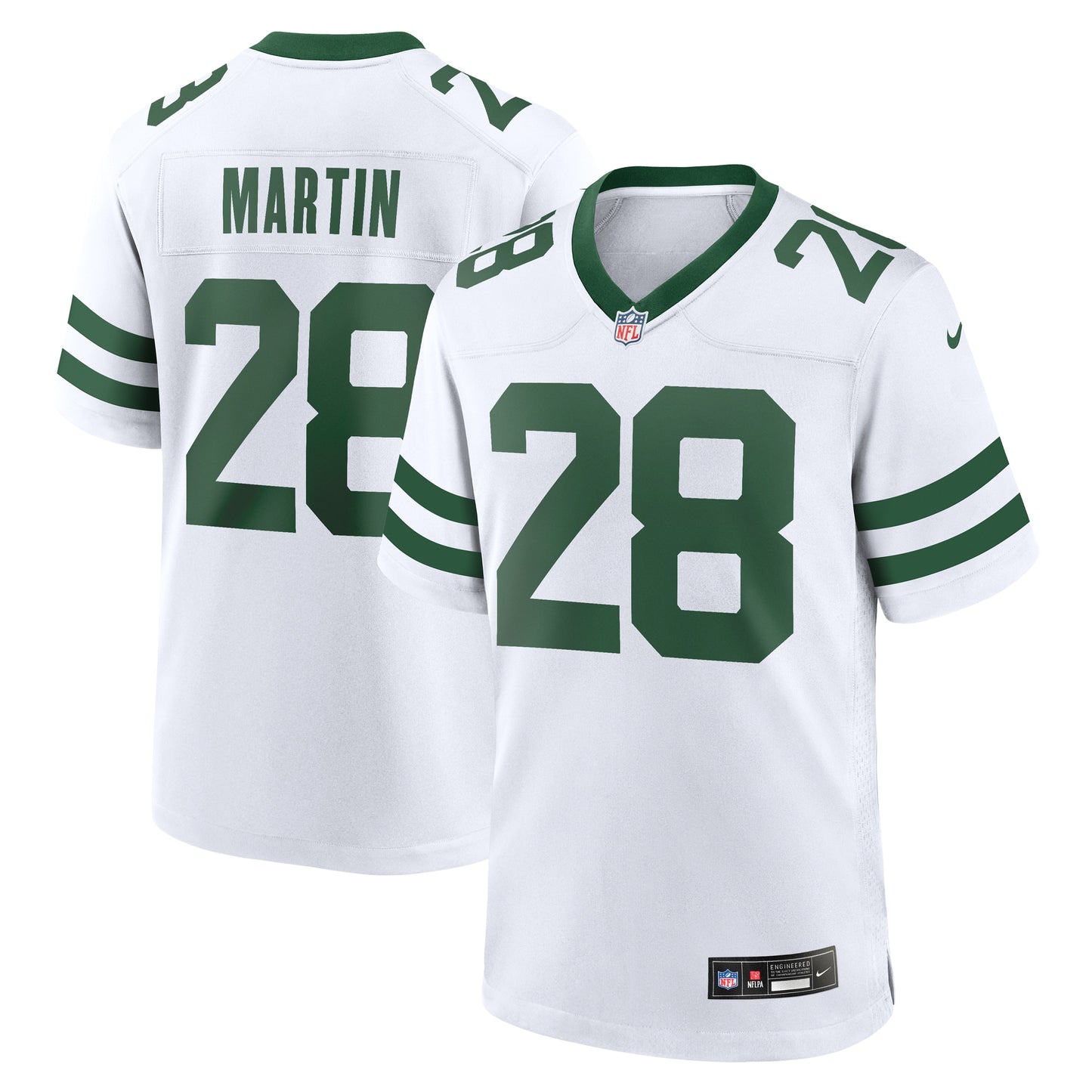 Curtis Martin New York Jets Nike Legacy Retired Player Game Jersey - White