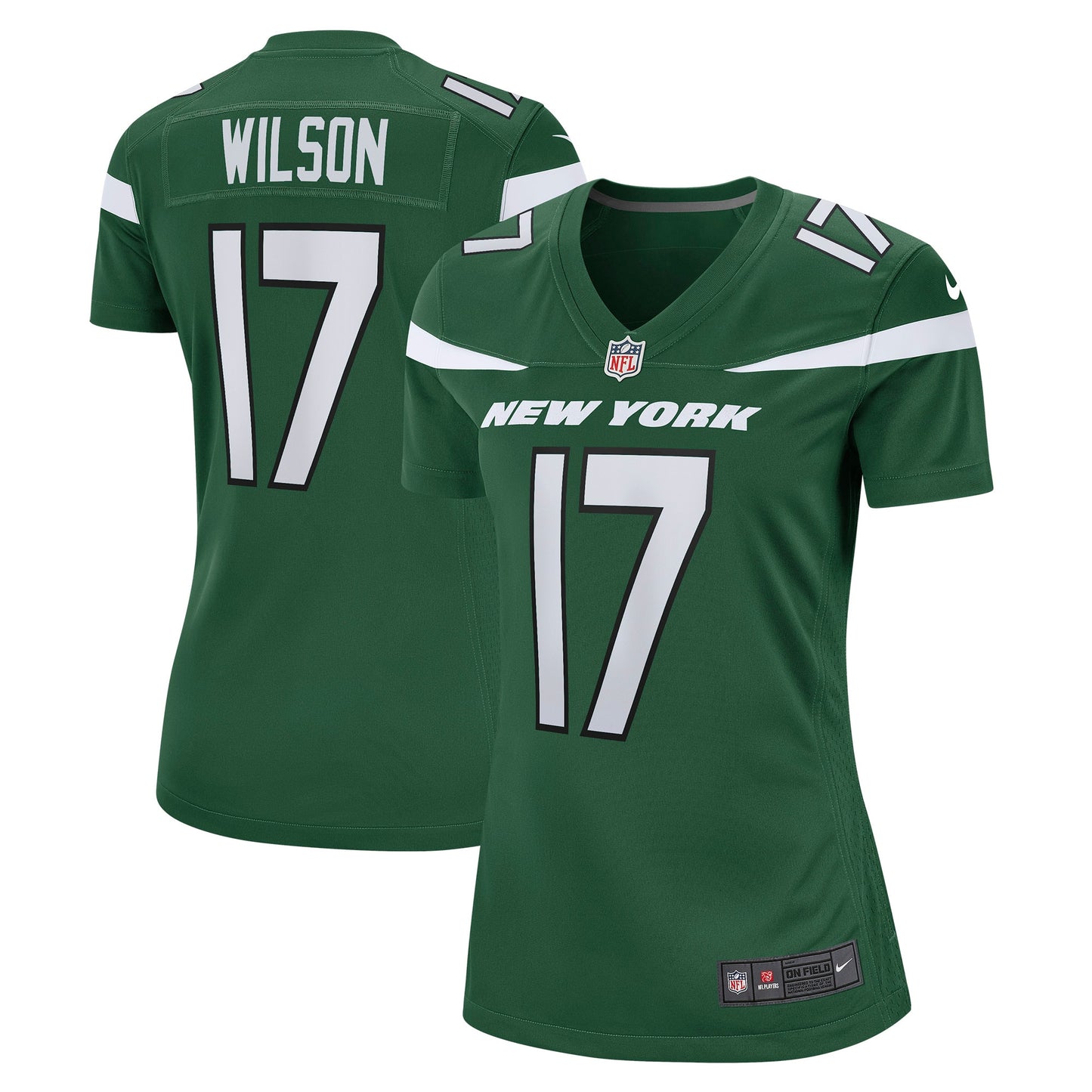 Garrett Wilson New York Jets Nike Women's Player Game Jersey - Gotham Green