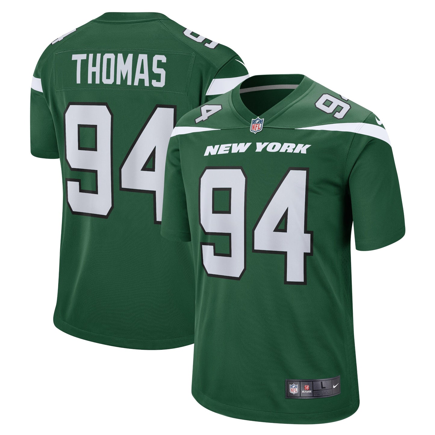 Solomon Thomas New York Jets Nike Game Jersey - Gotham Green