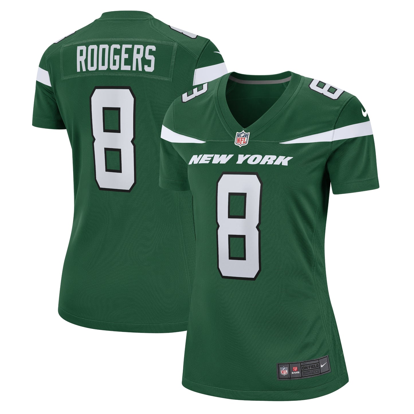 Aaron Rodgers New York Jets Nike Women's Player Jersey - Green