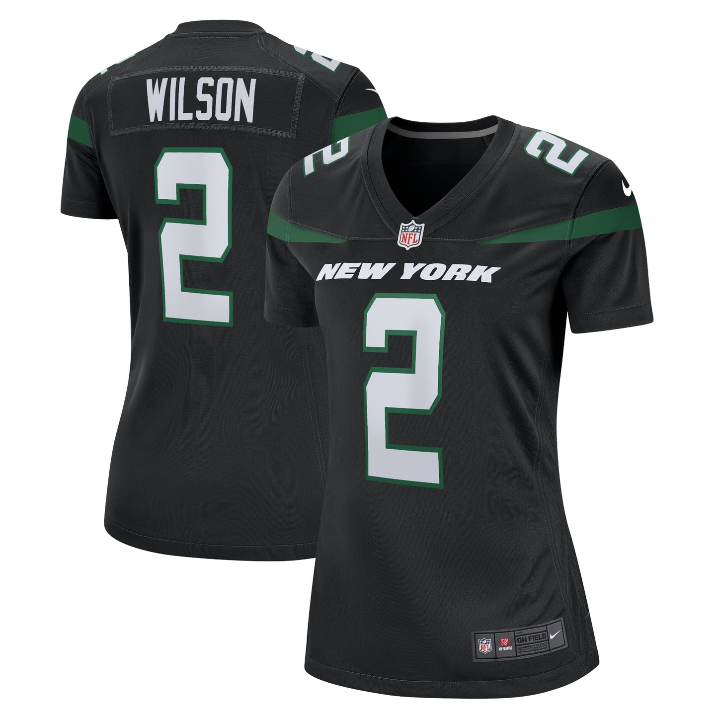Zach Wilson New York Jets Nike Women's Player Jersey - Black