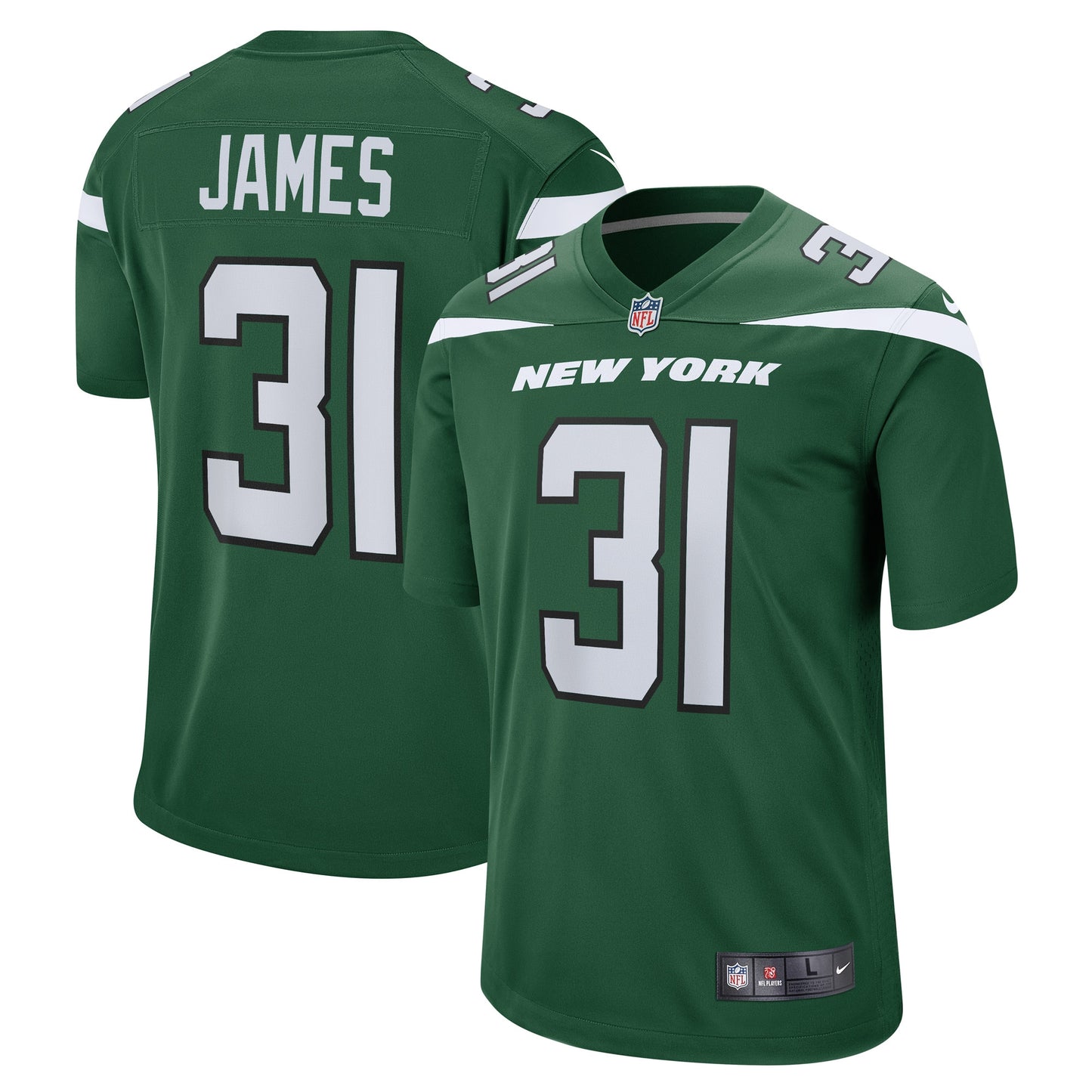 Craig James New York Jets Nike Women's Game Player Jersey - Gotham Green
